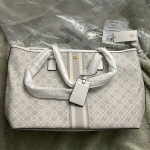TORY BURCH CANVAS LARGE TOTE